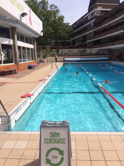 Swimming at Oasis Sports Centre, London