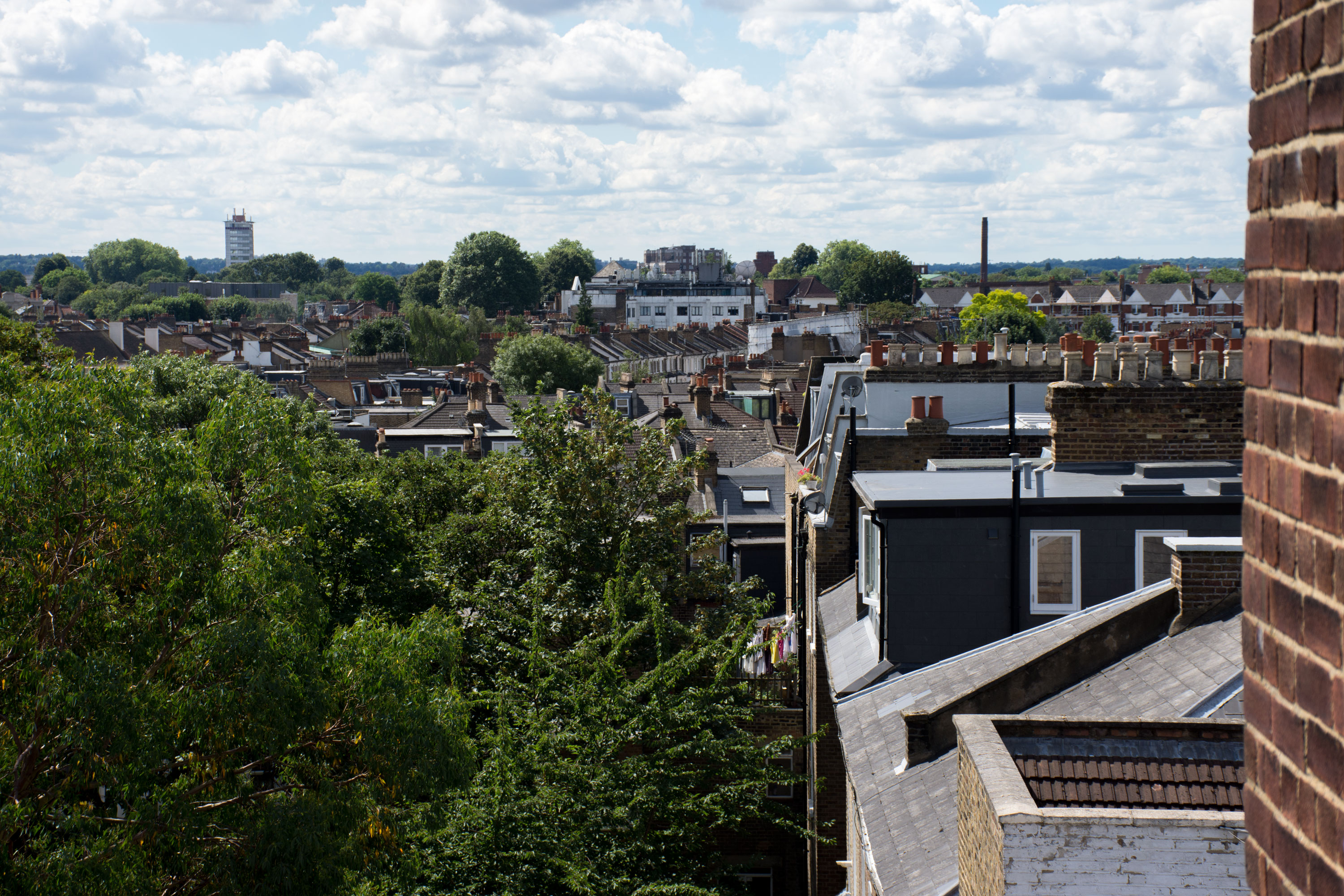 Views to the west of Shepherds Bush 