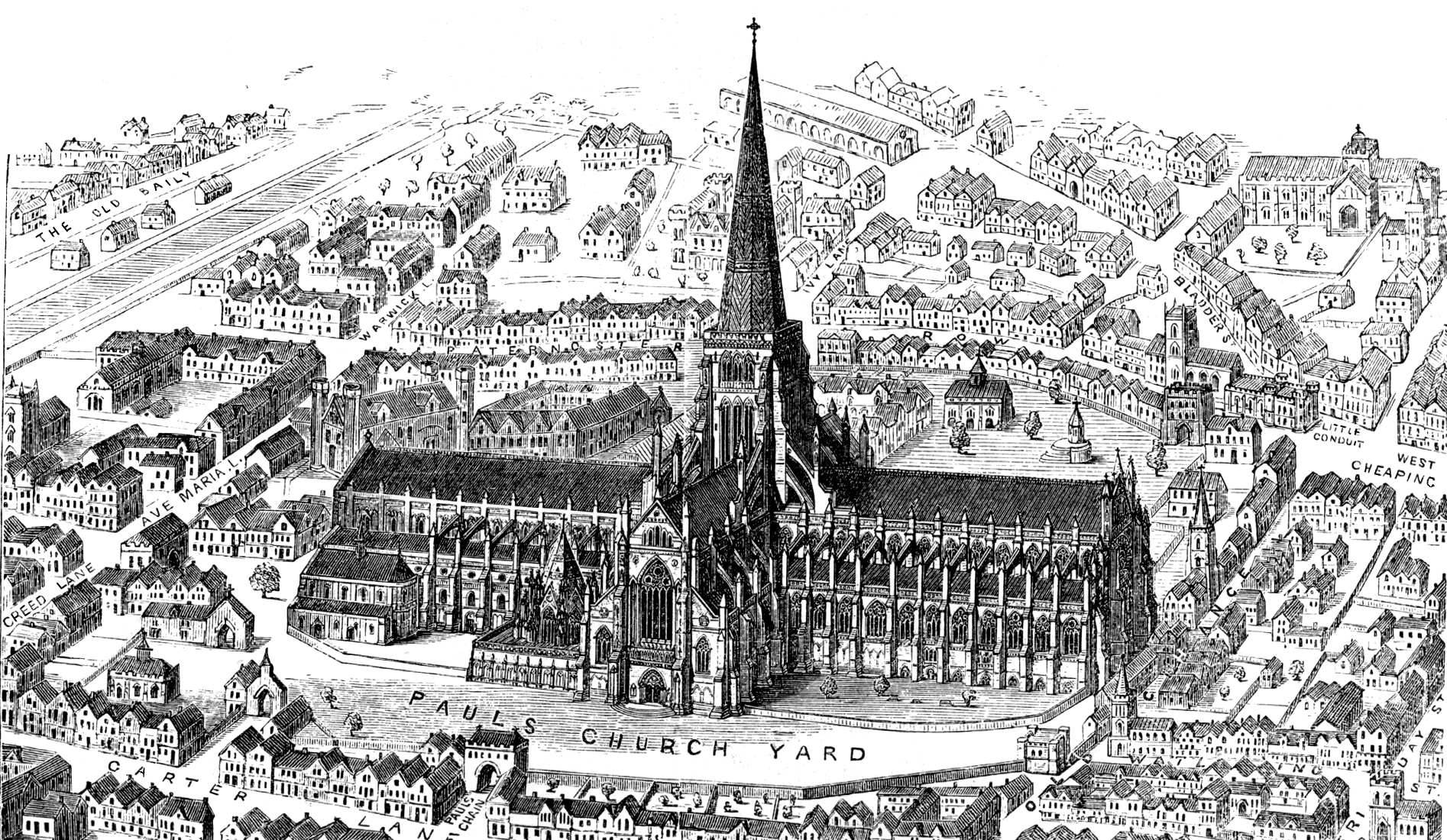The Old St Paul's Cathedral